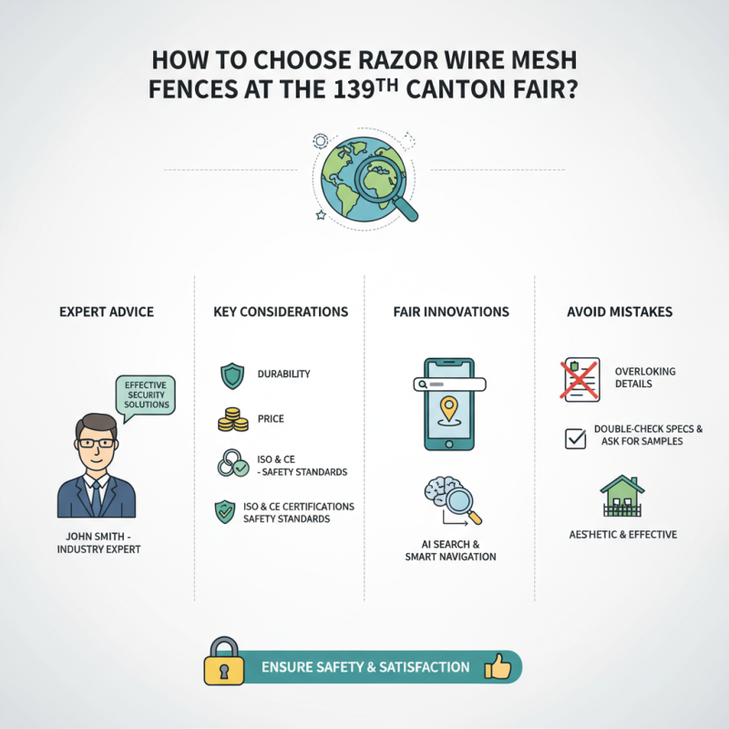 How to Choose Razor Wire Mesh Fences at the 139th Canton Fair?