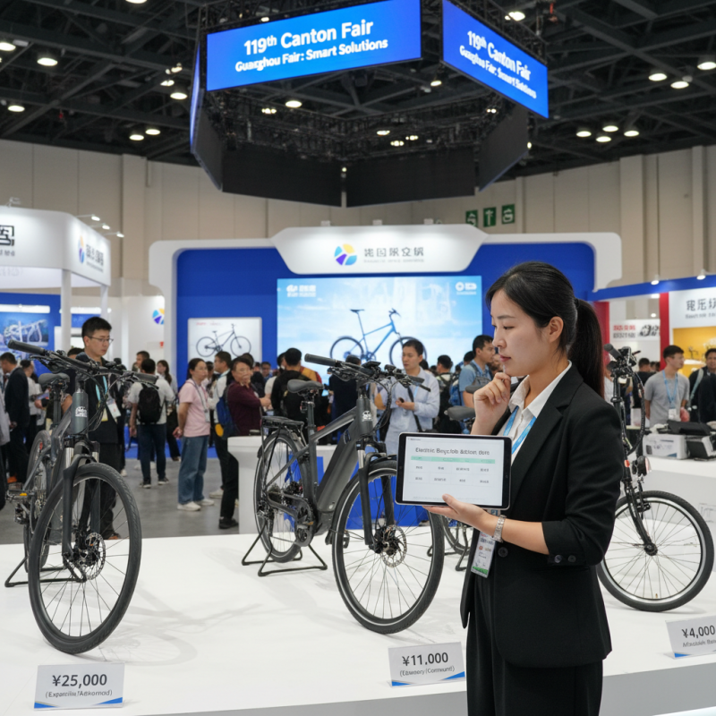 Электрический велосипед на 139-й ярмарке в Гуанчжоу как выбрать?
