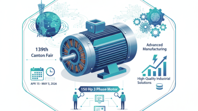 150 Hp 3 Phase Motor Highlights at 139th Canton Fair?