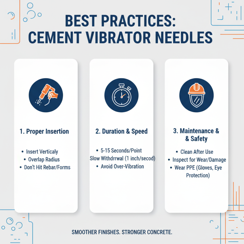 2026 Top Cement Vibrator Needle Features and Innovations to Know?