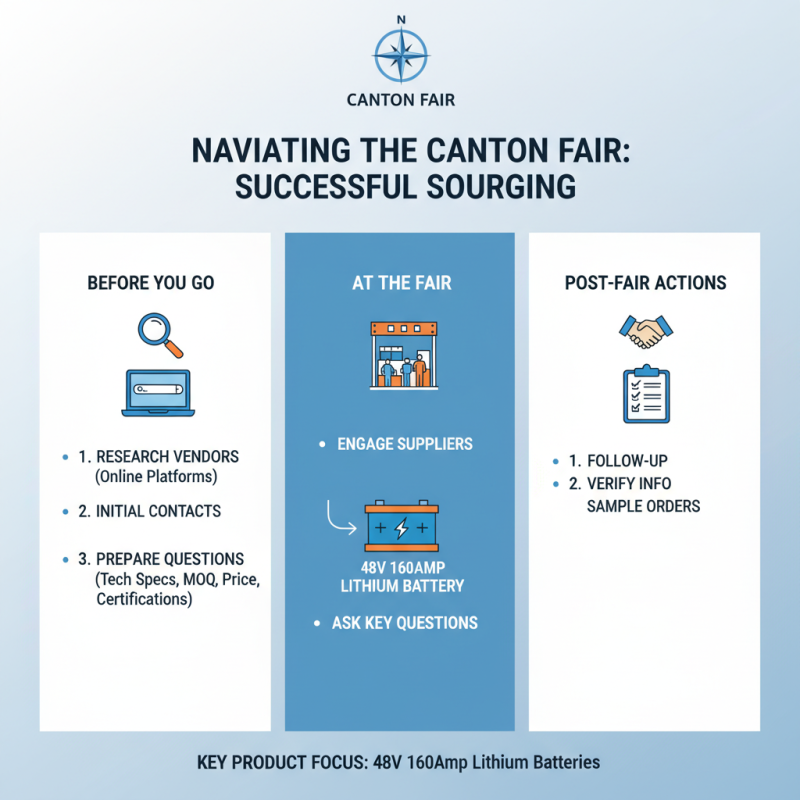 How to Source 48 V 160 Amp Lithium at Canton Fair 2026?