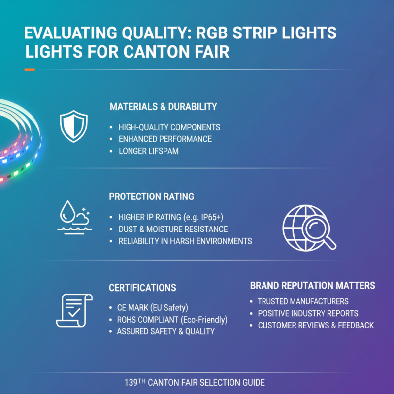 How to Choose RGB Strip Lights for the 139th Canton Fair?