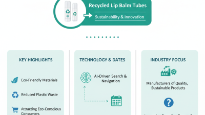 Recycled Lip Balm Tubes at China Import and Export Fair 139?
