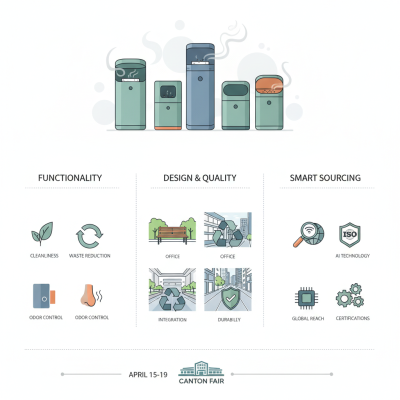 Top Cigarette Trash Cans at the 139th Canton Fair for Buyers?