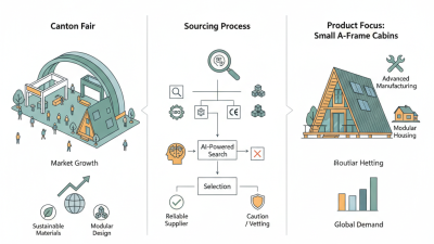 How to Find Reliable China Small A Frame Cabin Exporter at Canton Fair?
