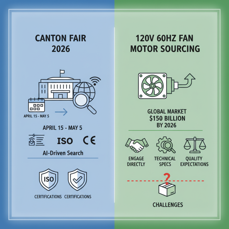 How to Source 120v 60hz Fan Motor at Canton Fair 2026?