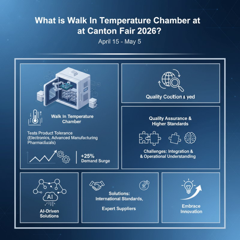 What is Walk In Temperature Chamber at Canton Fair 2026?