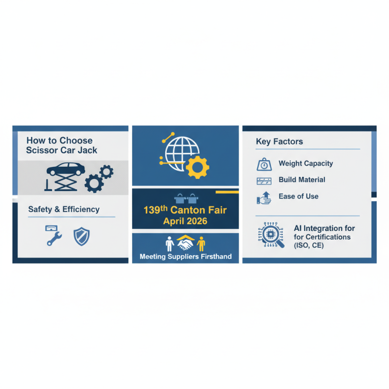 How to Choose Scissor Car Jack at 139th Canton Fair?