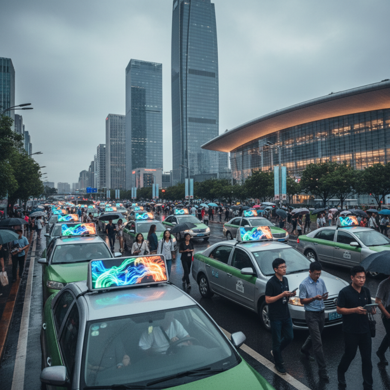 Why Choose Taxi Top LED Screen VST-B for Guangzhou Fair?