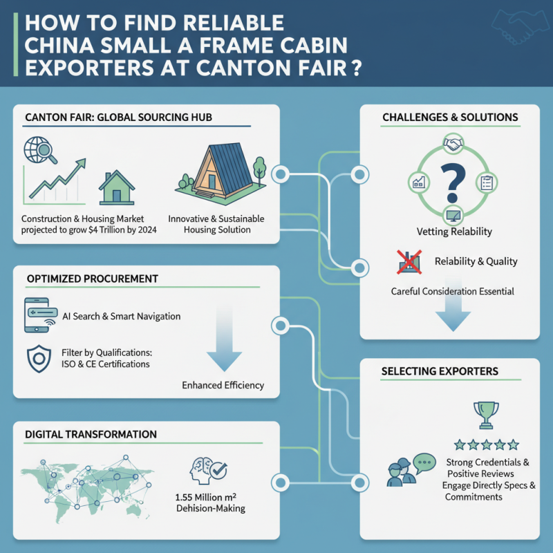 How to Find Reliable China Small A Frame Cabin Exporters at Canton Fair?