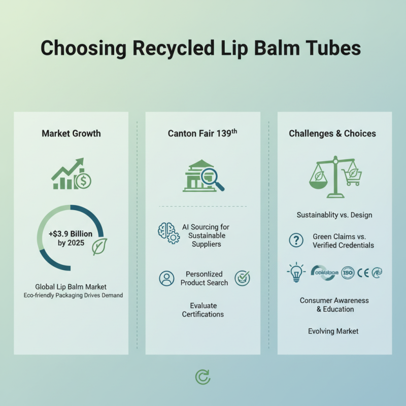 How to Choose Recycled Lip Balm Tubes at the 139th Canton Fair?