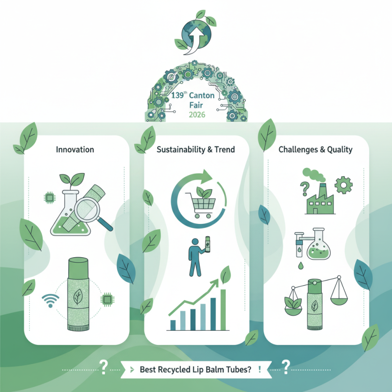 Best Recycled Lip Balm Tubes at 139th Canton Fair 2026?