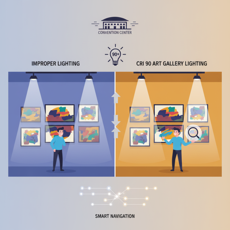 How to Choose CRI 90 Art Gallery Lighting for the Canton Fair?