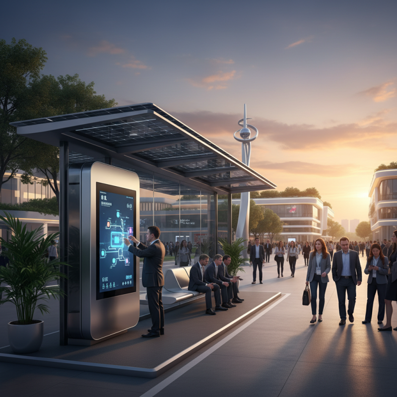 Why Digital Solar Bus Stops are Essential for Global Trade Fairs?