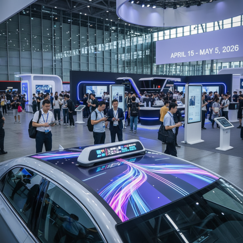 Best Taxi Top LED Screen VST-B at 139th Canton Fair?