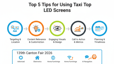 Top 5 Tips for Using Taxi Top LED Screen VST-B at Trade Shows?
