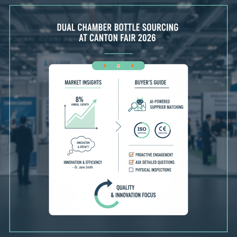 How to Choose the Best Dual Chamber Bottle at Canton Fair 2026?