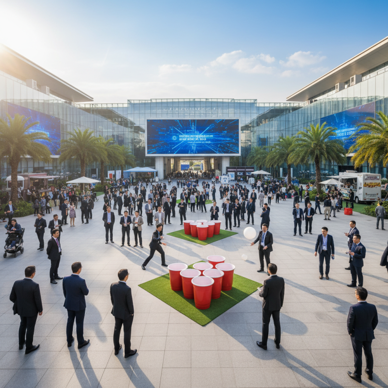 Yard Beer Pong at Canton Fair 139 Global Buyers Guide?