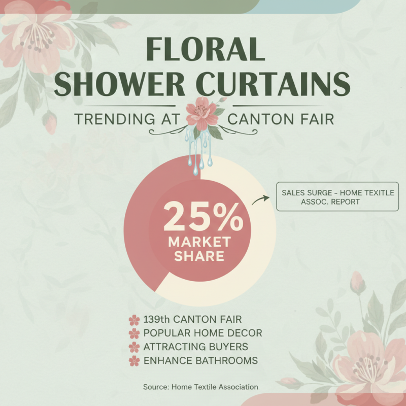 What is a Floral Shower Curtain at the 139th Canton Fair?