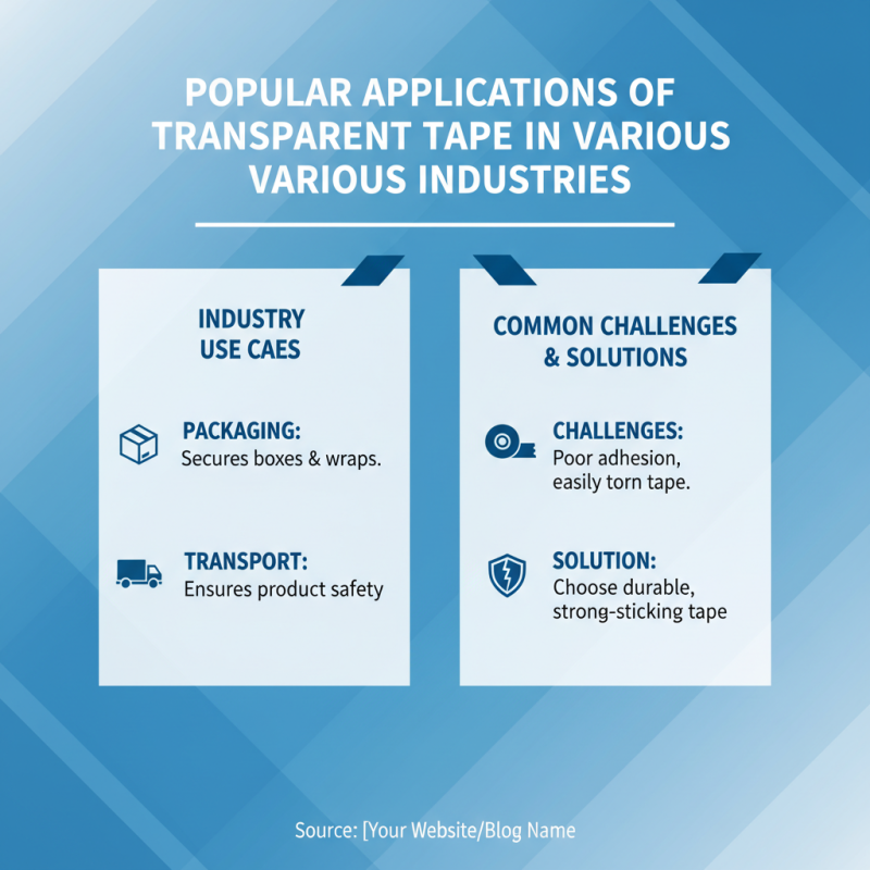 China Top Transparent Tape Types and Uses Explained?