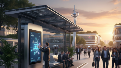 Why Digital Solar Bus Stops are Essential for Global Trade Fairs?
