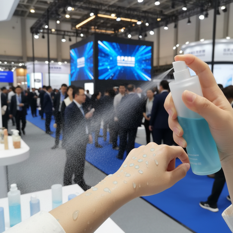 How to Use Jelly Soothing Spray at China Import and Export Fair?