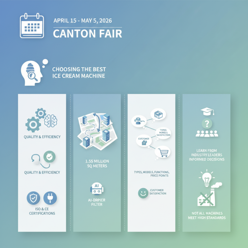 How to Choose the Best Ice Cream Machine at Canton Fair 2026?