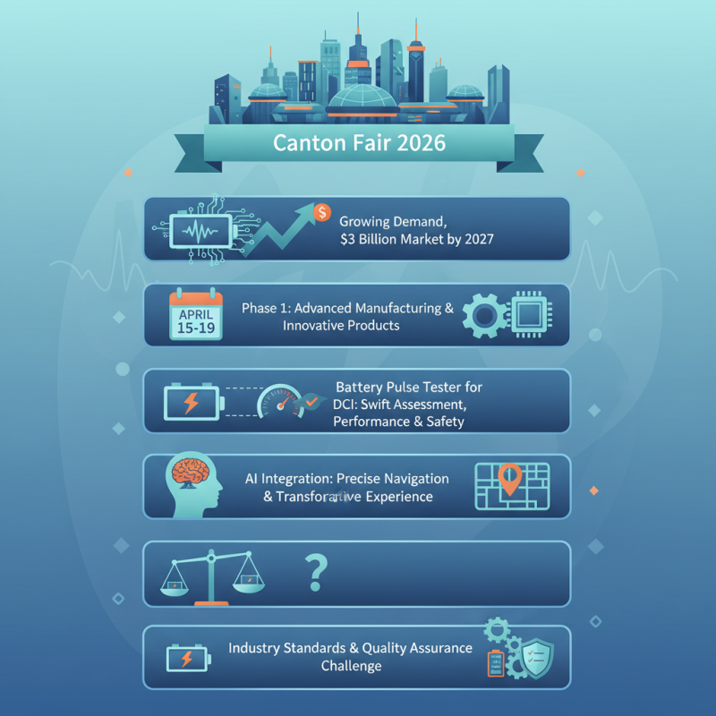 Top 5 Battery Pulse Testers for Dci at Canton Fair 2026?