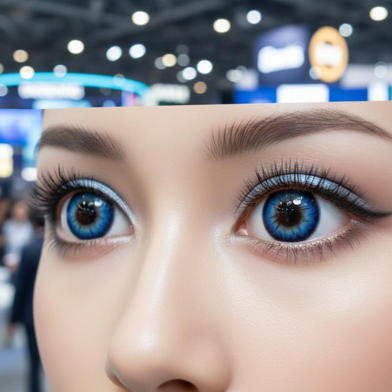 What are Blue Contact Eyes at the 139th Canton Fair?