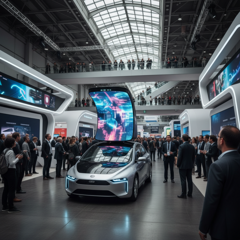 What is Taxi Top LED Screen VST-B for Global Trade Shows?