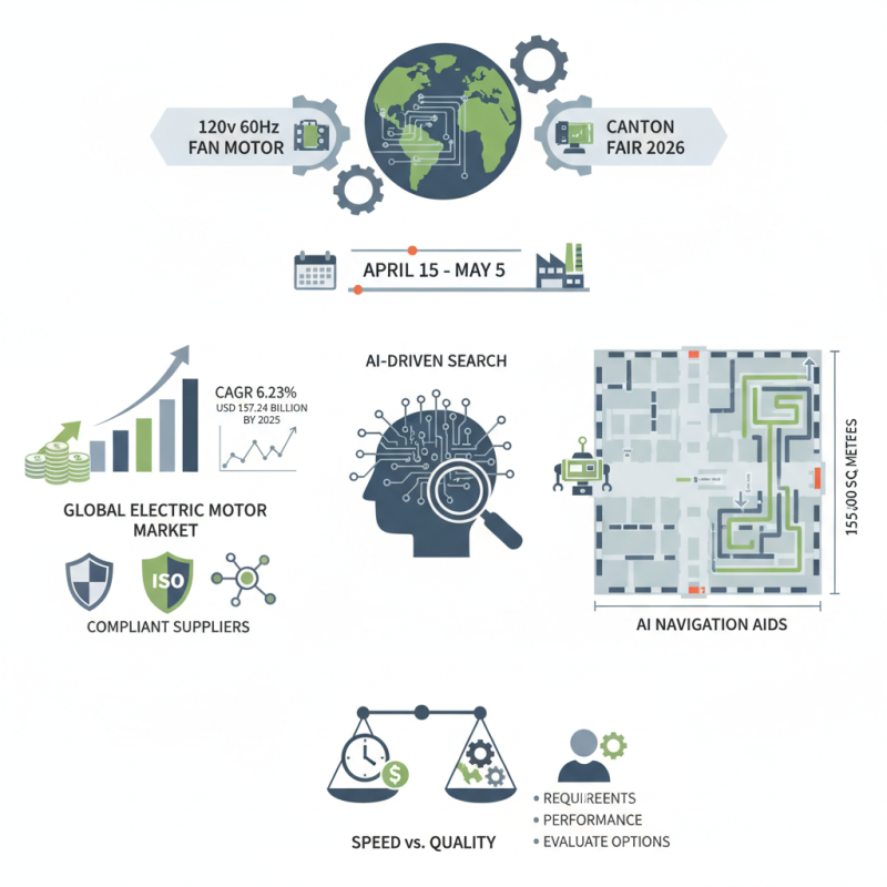 How to Source 120v 60hz Fan Motor at Canton Fair 2026?