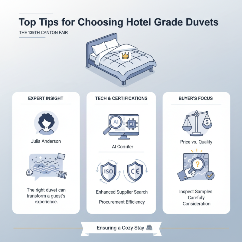 Top Tips for Choosing Hotel Grade Duvets at the 139th Canton Fair?