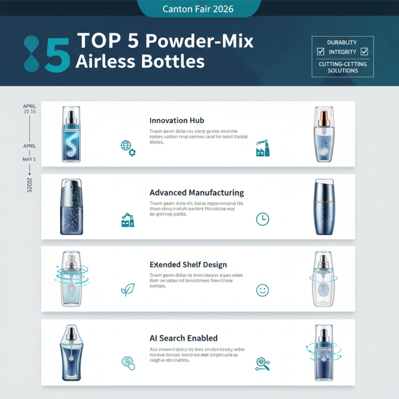 Top 5 Powder Mix Airless Bottles at Canton Fair 2026?