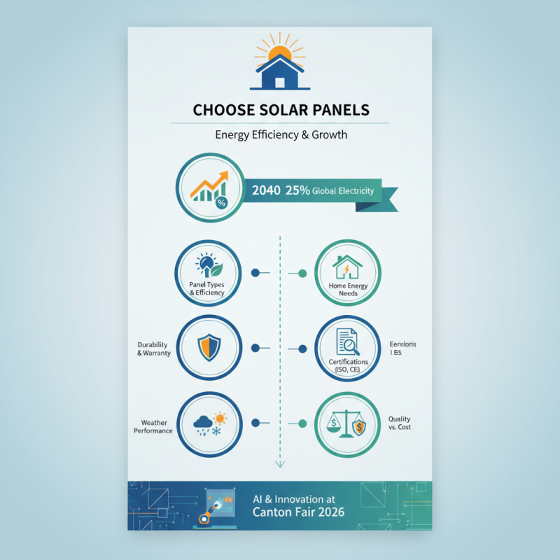 How to Choose the Right Solar Panel for Your Home at Canton Fair?