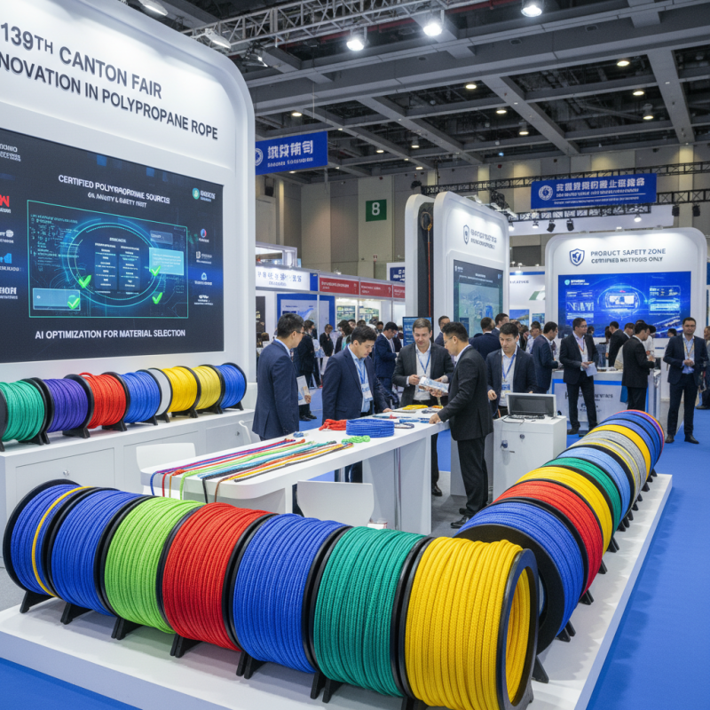 Полипропиленовая веревка на 139-й выставке Кантонской ярмарки?