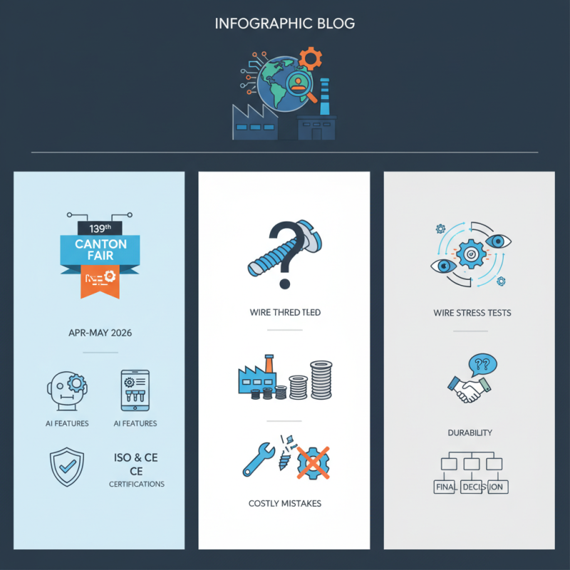 How to Choose Wire Thread Inserts at the 139th Canton Fair?
