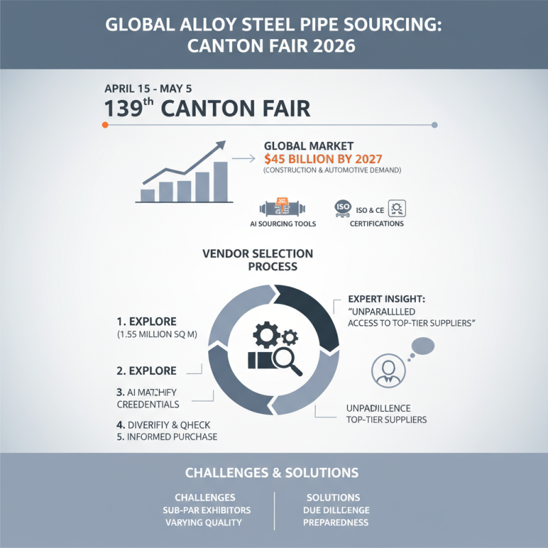 How to Source Alloy Steel Pipes at the 139th Canton Fair?