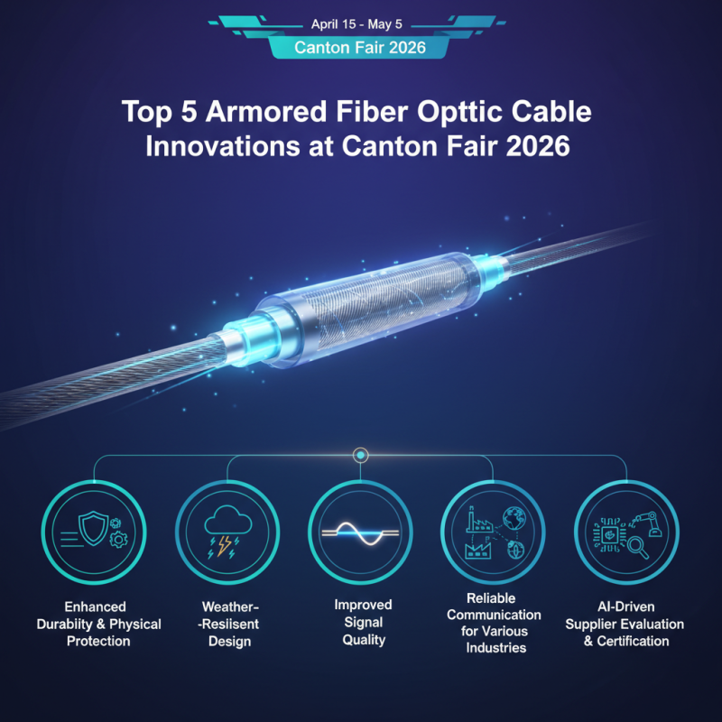 Top 5 Armored Fiber Optic Cable Innovations at Canton Fair 2026?