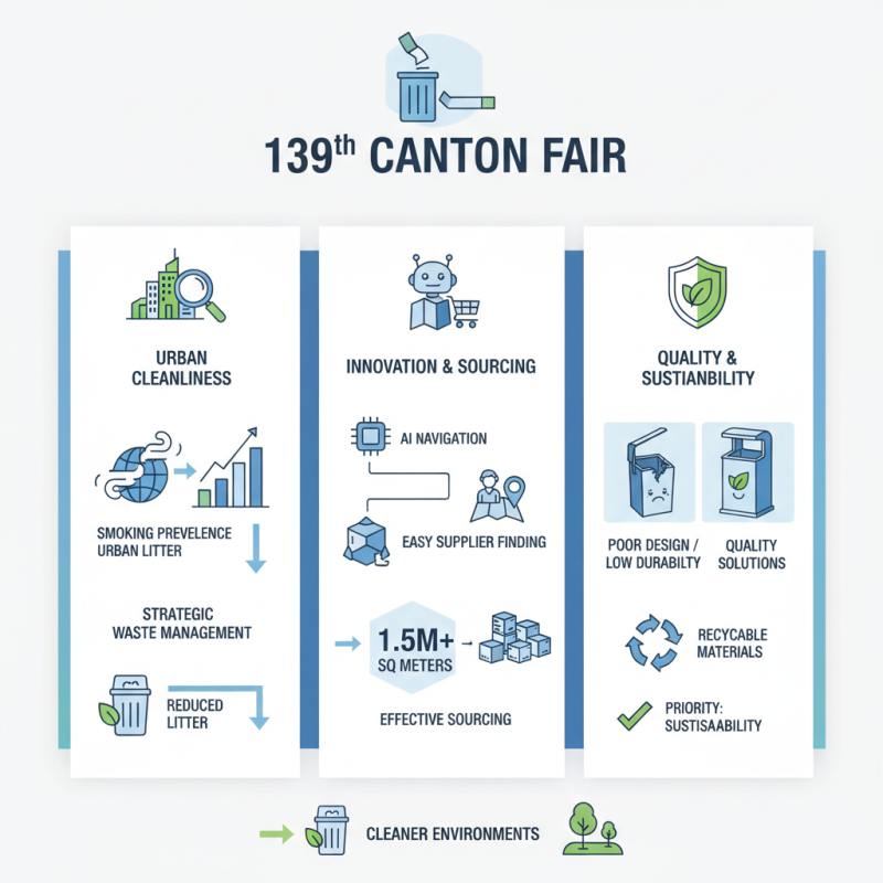 Why Choose Cigarette Trash Cans at the 139th Canton Fair?