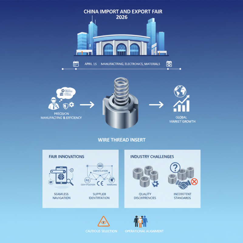 Best Wire Thread Inserts at China Import and Export Fair 2026?