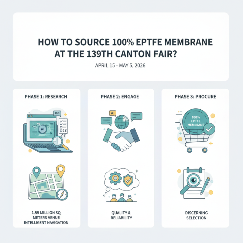 How to Source 100% Eptfe Membrane at the 139th Canton Fair?