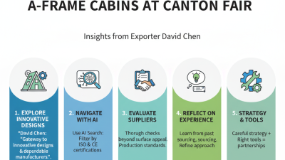 Top 5 Tips for Sourcing China Small A Frame Cabins at Canton Fair?