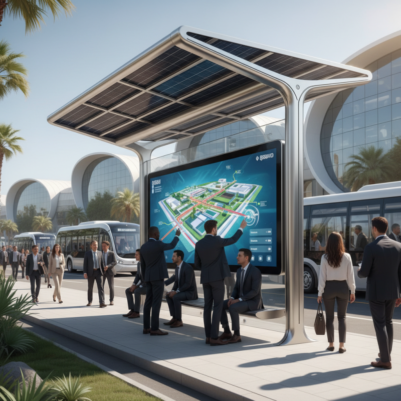 Why Digital Solar Bus Stops are Essential for Future Trade Shows?