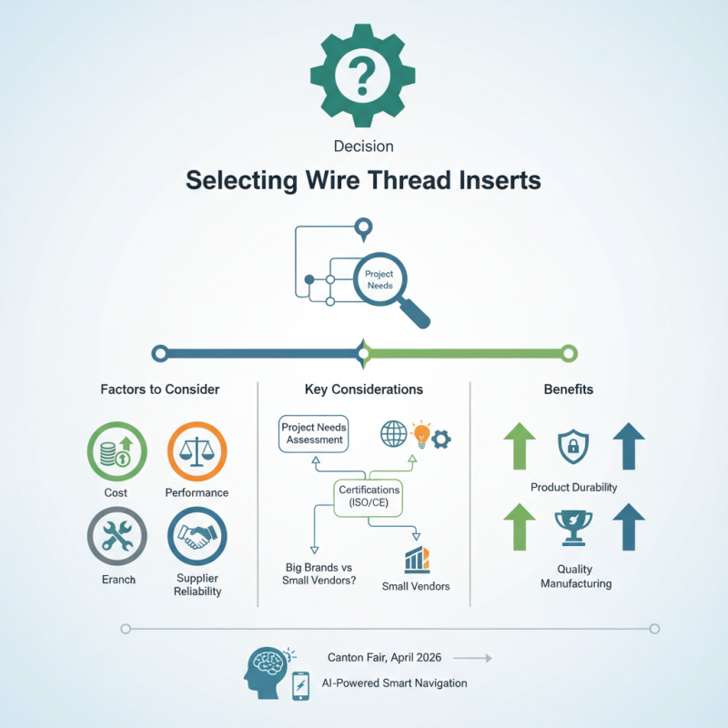 How to Select the Best Wire Thread Inserts at Canton Fair?