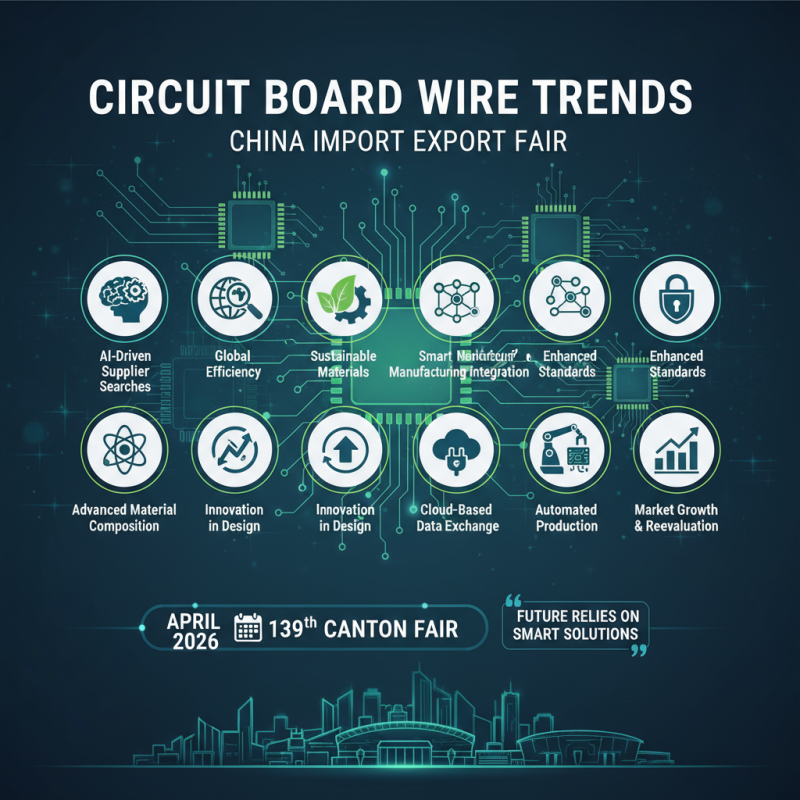 Top 10 Circuit Board Wire Trends at China Import Export Fair?