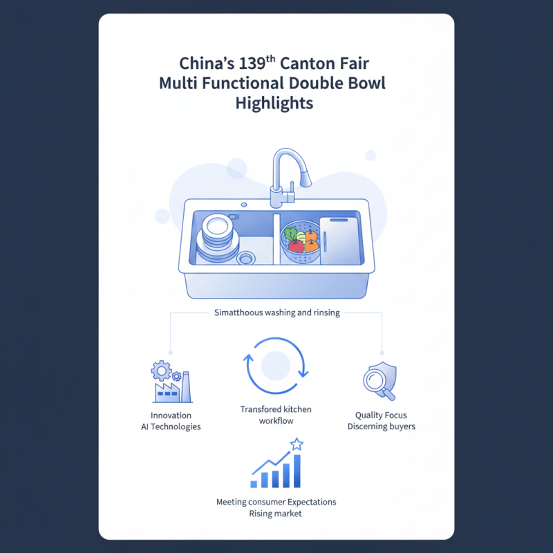 China's 139th Canton Fair Multi Functional Double Bowl Sink Highlights?