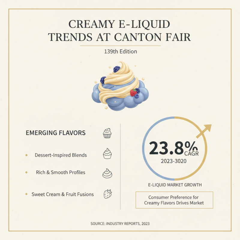 2026 Top Creamy E-Liquid Trends at 139th Canton Fair?