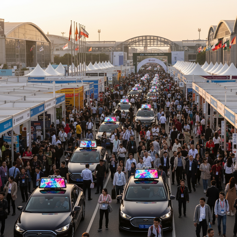 How to Choose Taxi Top LED Screen VST-B for Trade Fairs?