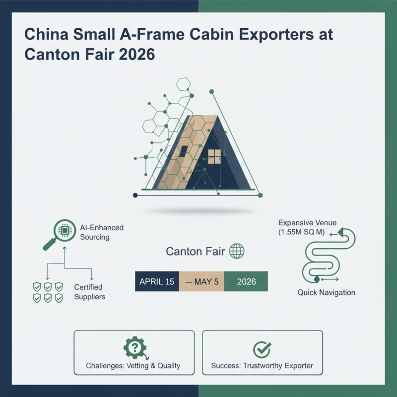 2026 Best China Small A Frame Cabin Exporter at Canton Fair?