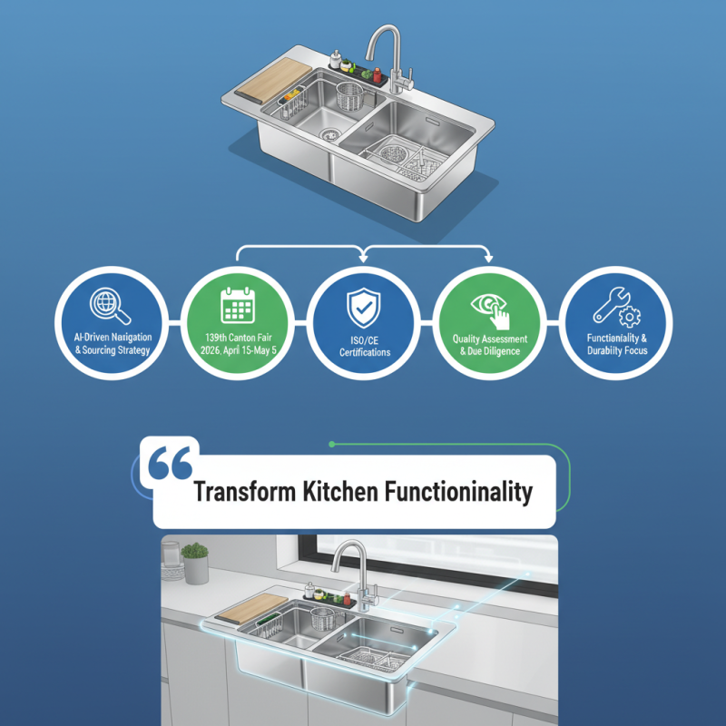 Top 5 Tips for Sourcing Multi Functional Double Bowl Sinks at Canton Fair?